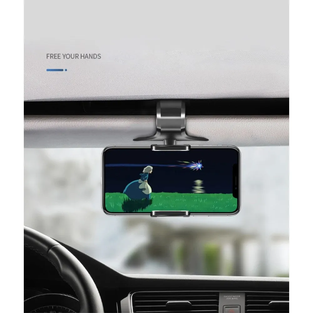 3 in 1 Car GPS Smartphone Holder: Dashboard / Visor Clamp   AC Grid Clip for Coolpad 5219, Blazers 4 - Black