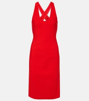 Alaia Open-back midi dress