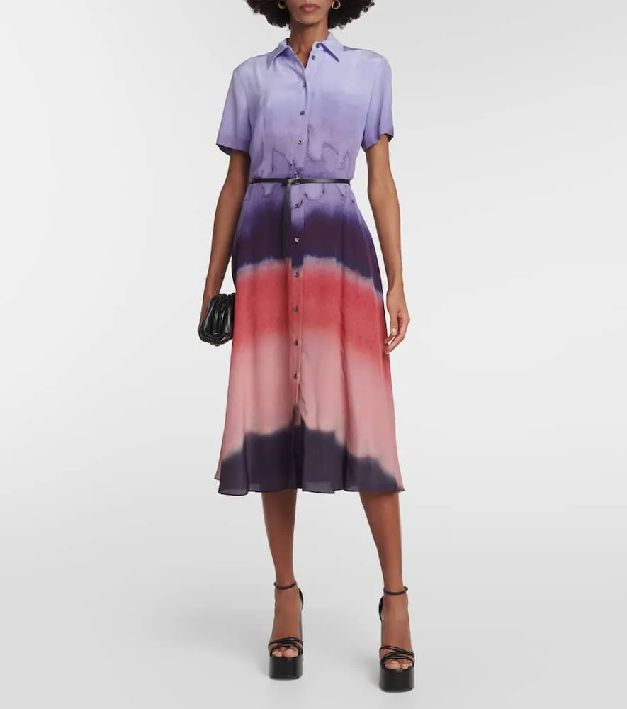 Altuzarra Kiera printed silk shirt dress