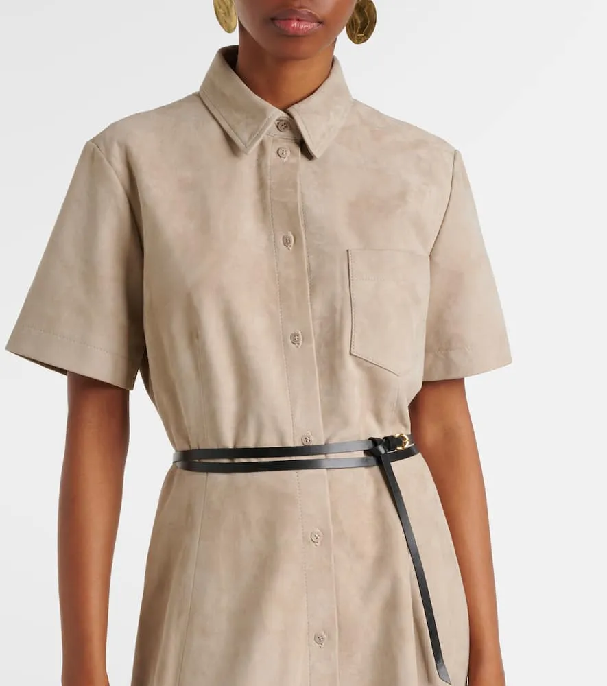 Altuzarra Kiera suede midi dress