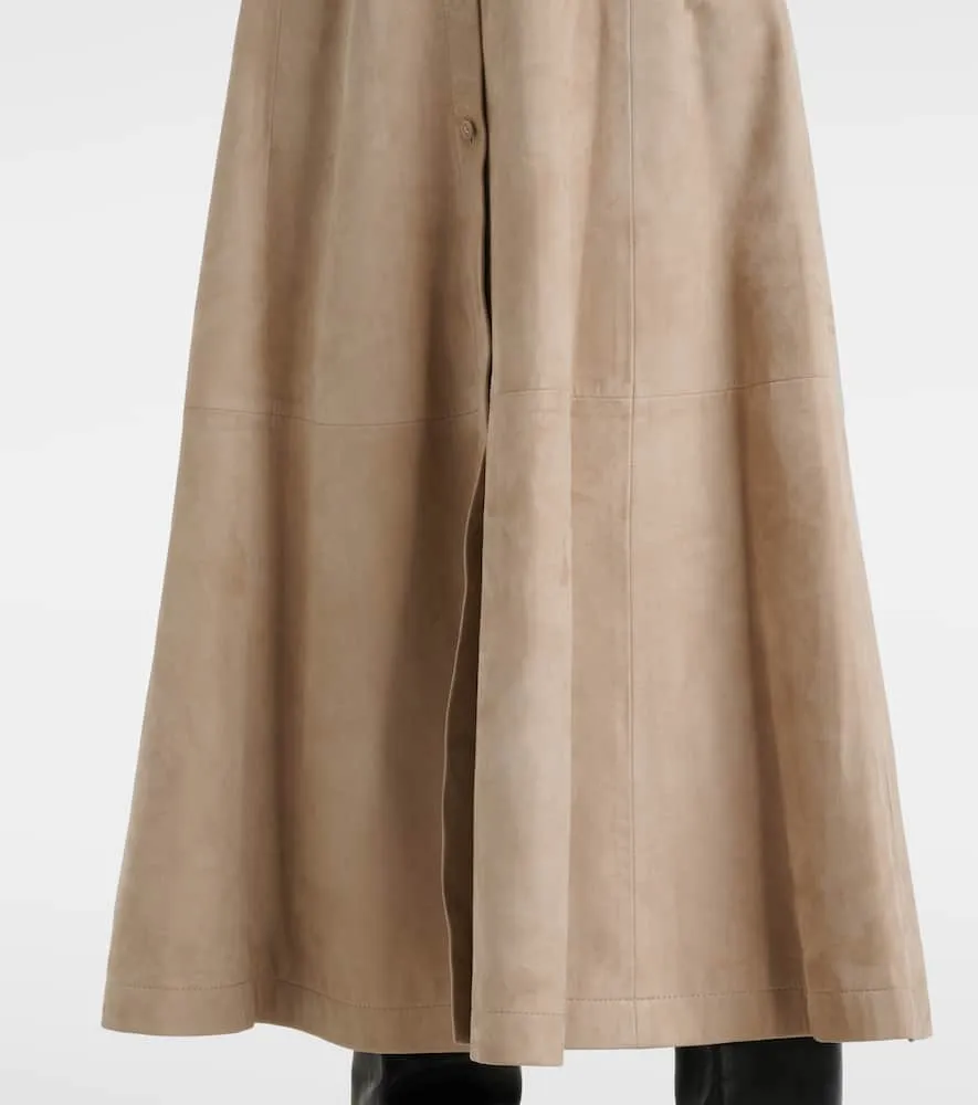 Altuzarra Kiera suede midi dress