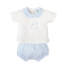 Babidu Blue Collared Set 40216