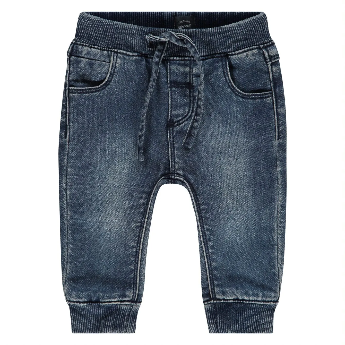 Babyface Baby Boys Stretch Denim Joggers