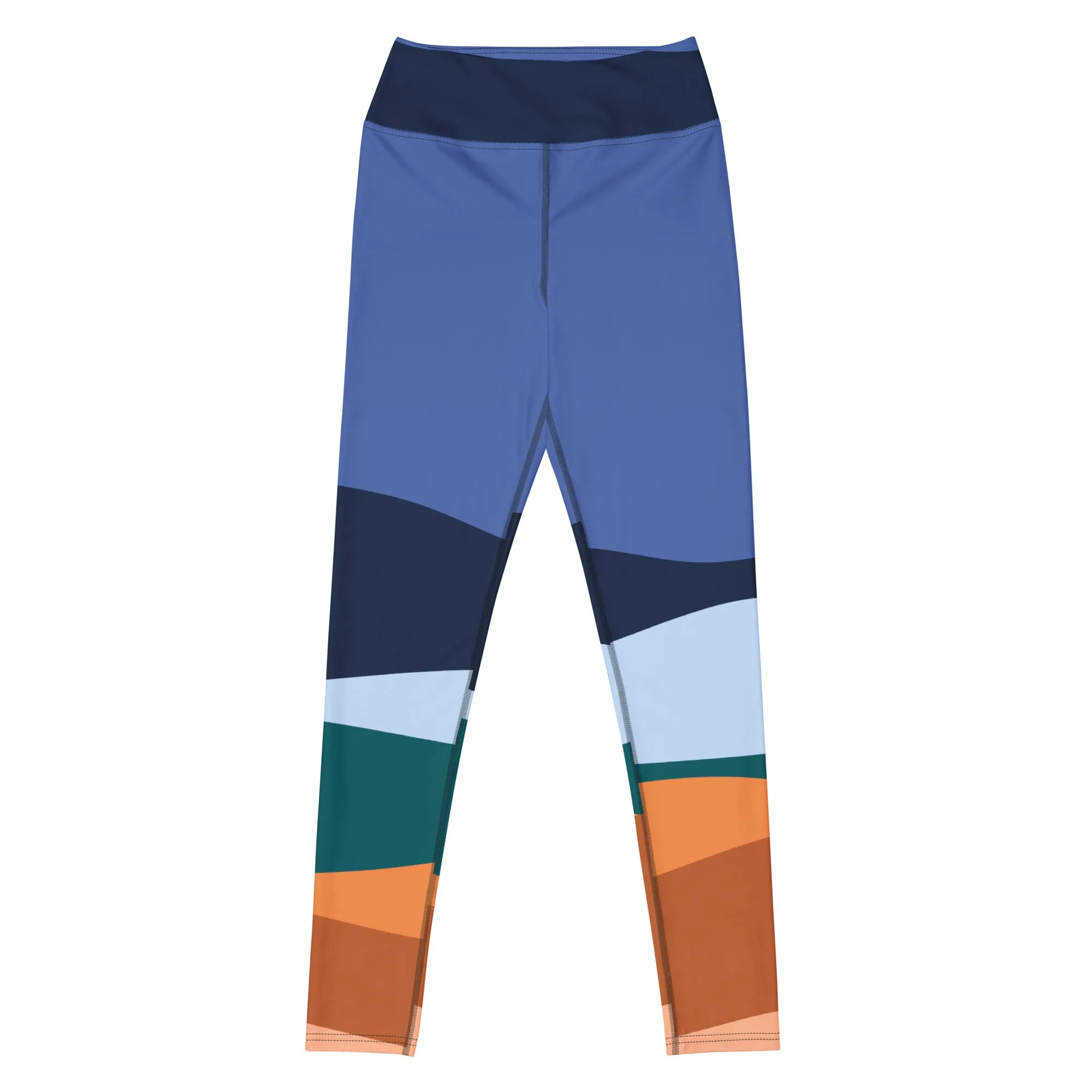 Bottom Time Eco-Friendly Dive Leggings, Swim Pants, Sunset, sets