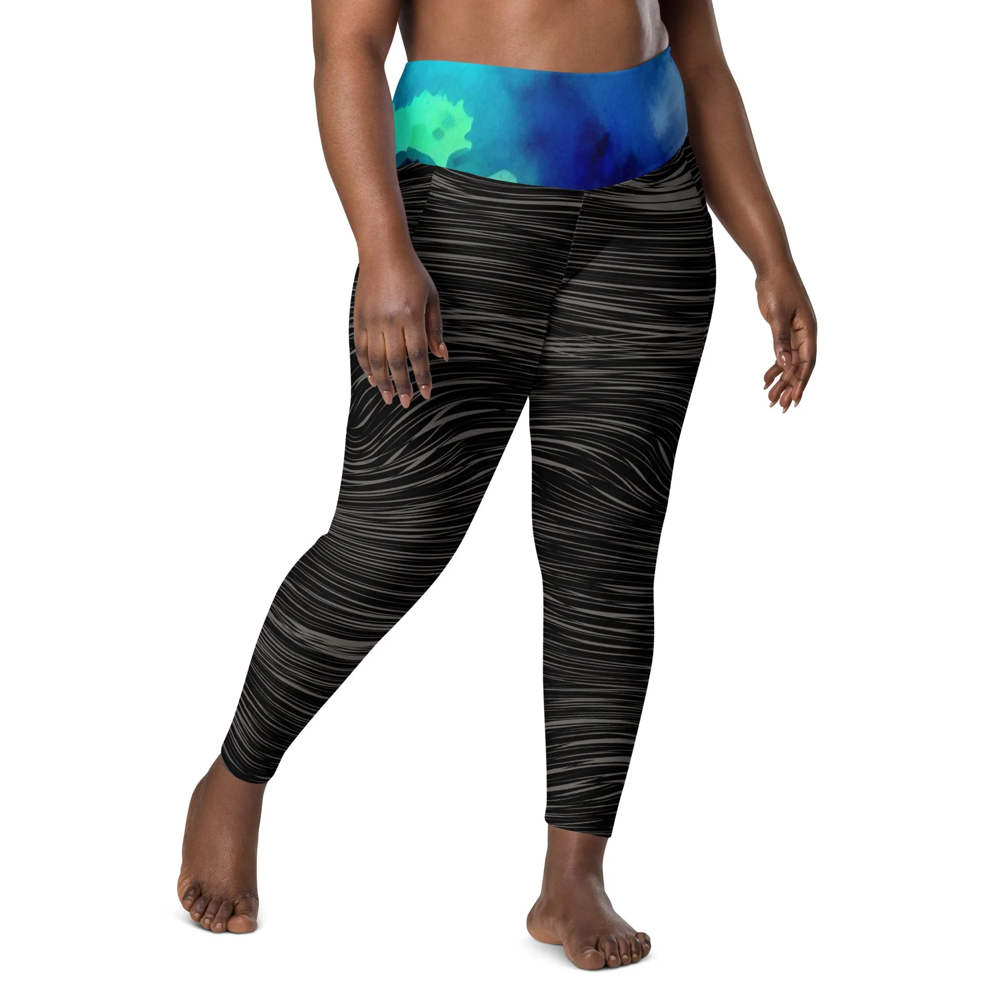 Bottom Time Eco-Friendly Dive Leggings with Pockets, Sets