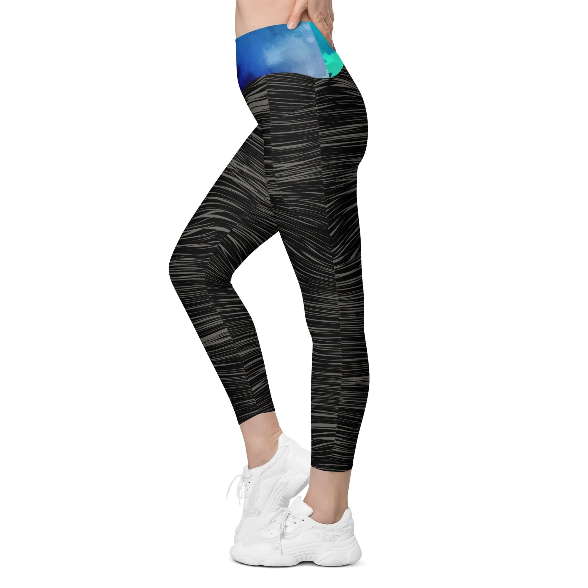 Bottom Time Eco-Friendly Dive Leggings with Pockets, Sets