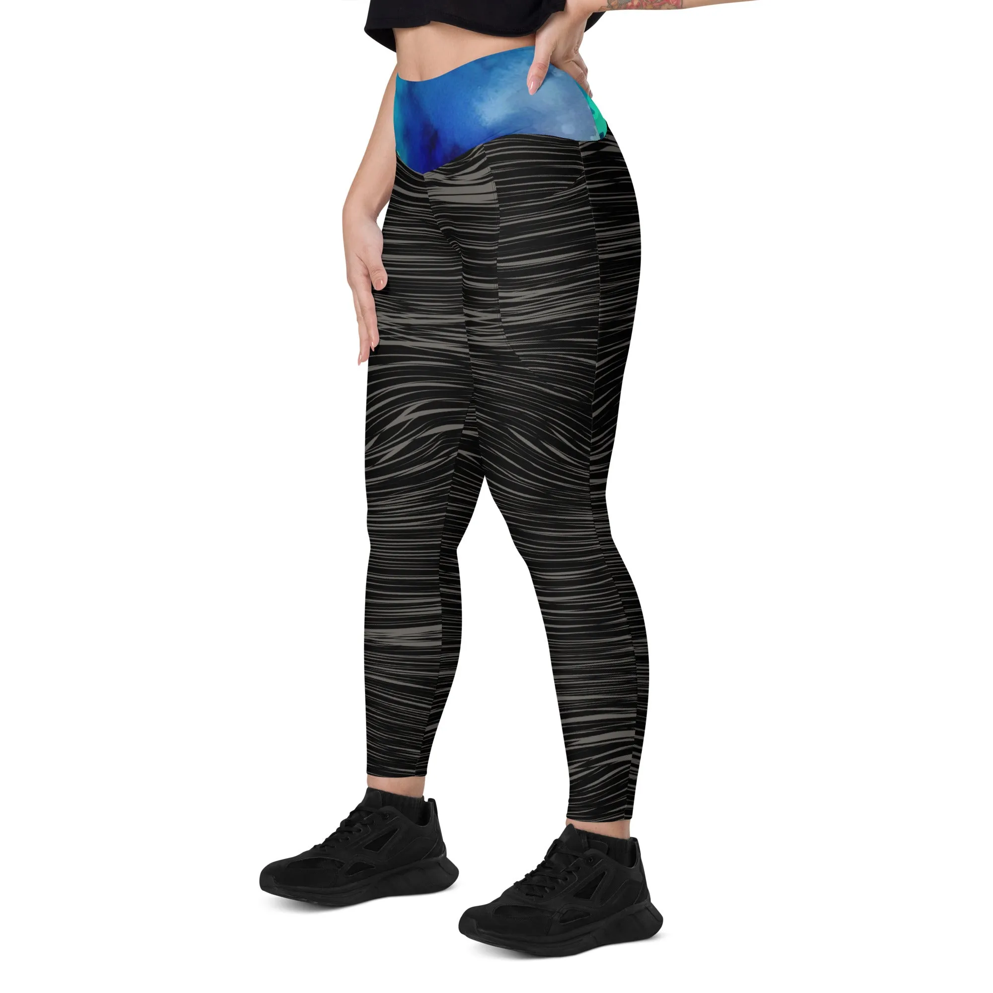 Bottom Time Eco-Friendly Dive Leggings with Pockets, Sets