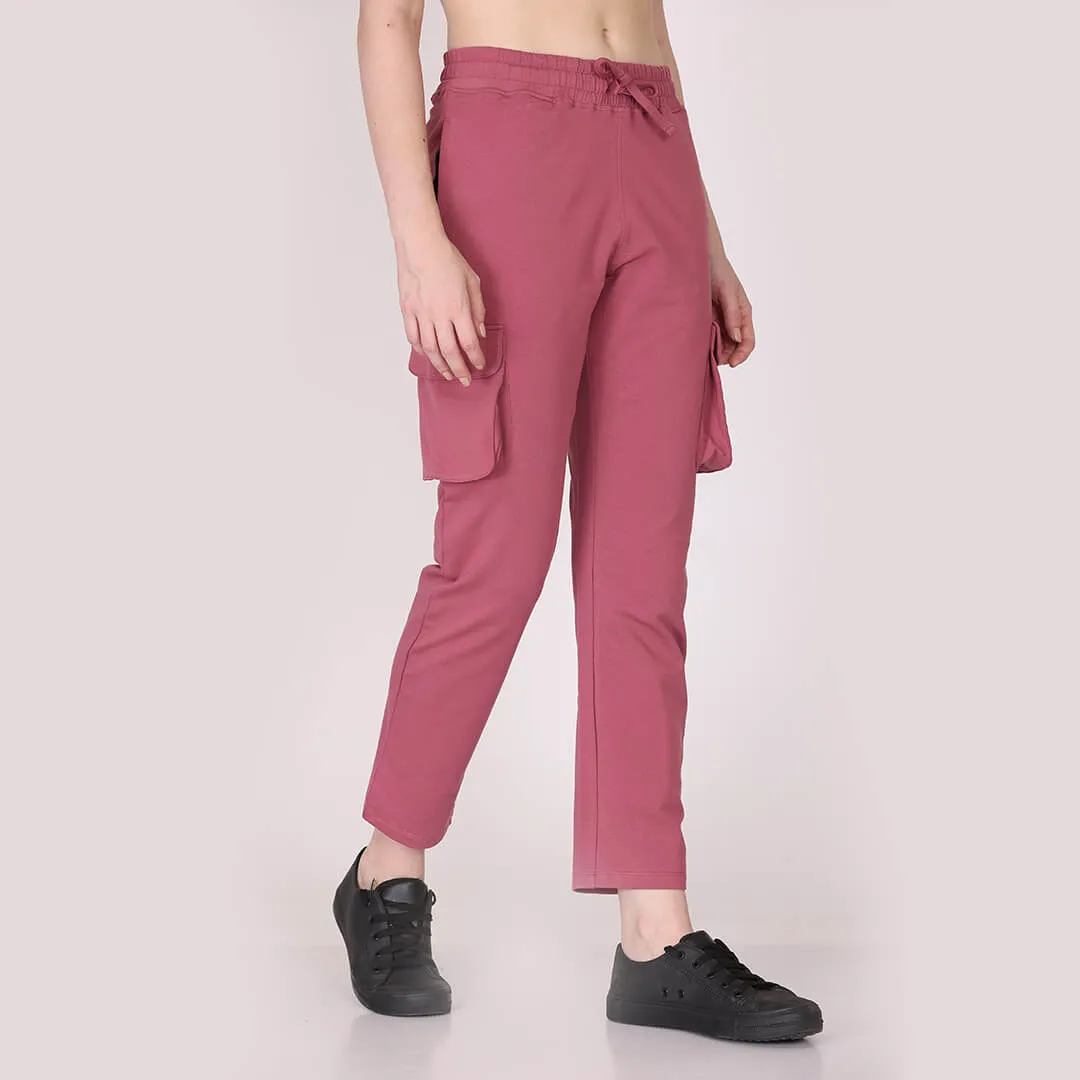 Cargo Pants - Rose Wood
