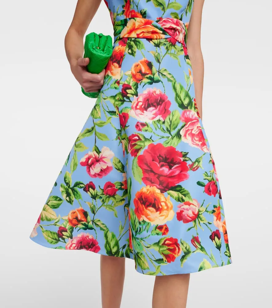 Carolina Herrera Crepe midi dress