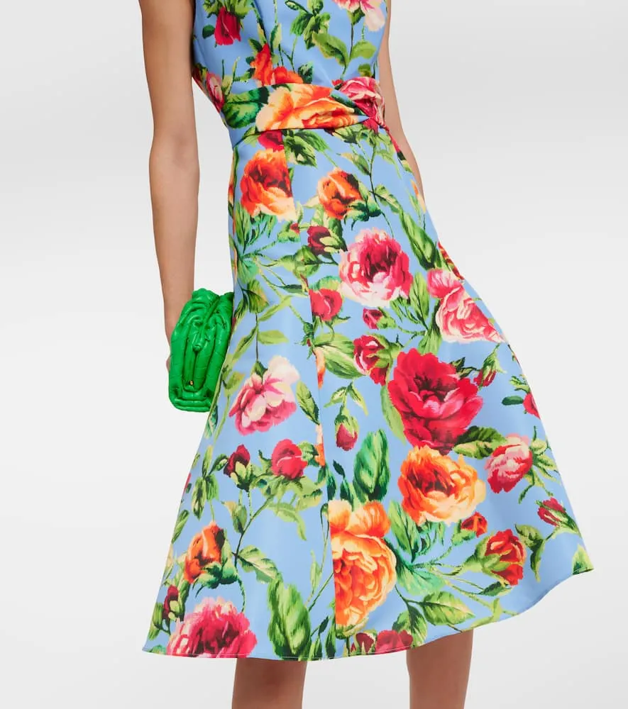 Carolina Herrera Crepe midi dress