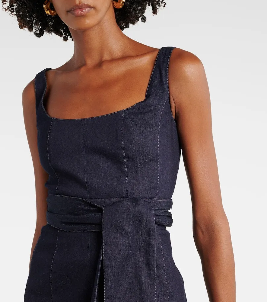 Carolina Herrera Denim midi dress