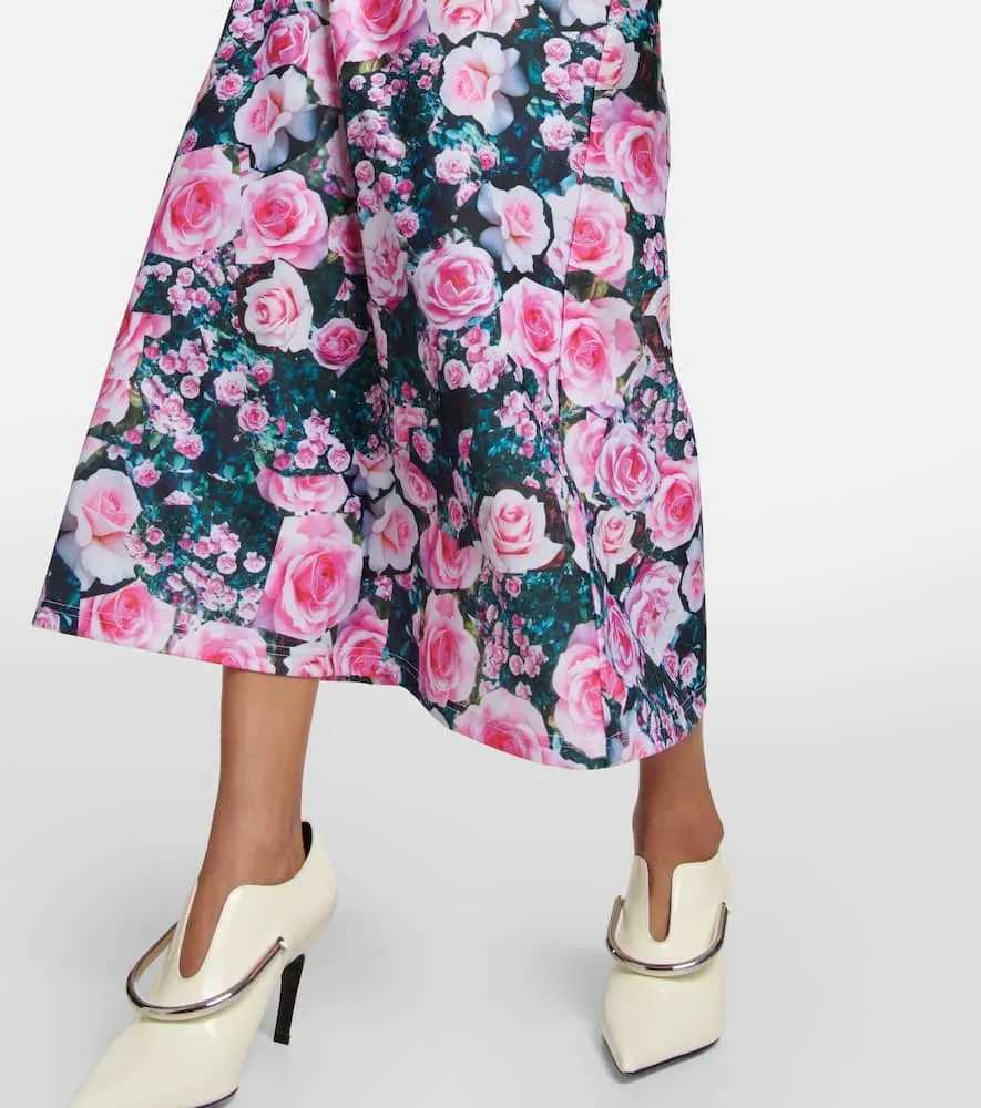 Christopher Kane Floral midi dress