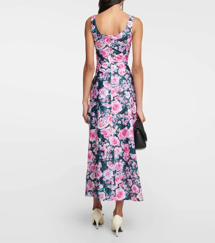 Christopher Kane Floral midi dress