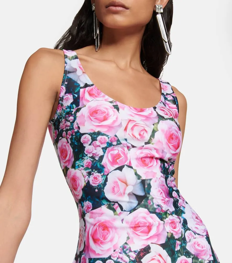 Christopher Kane Floral midi dress