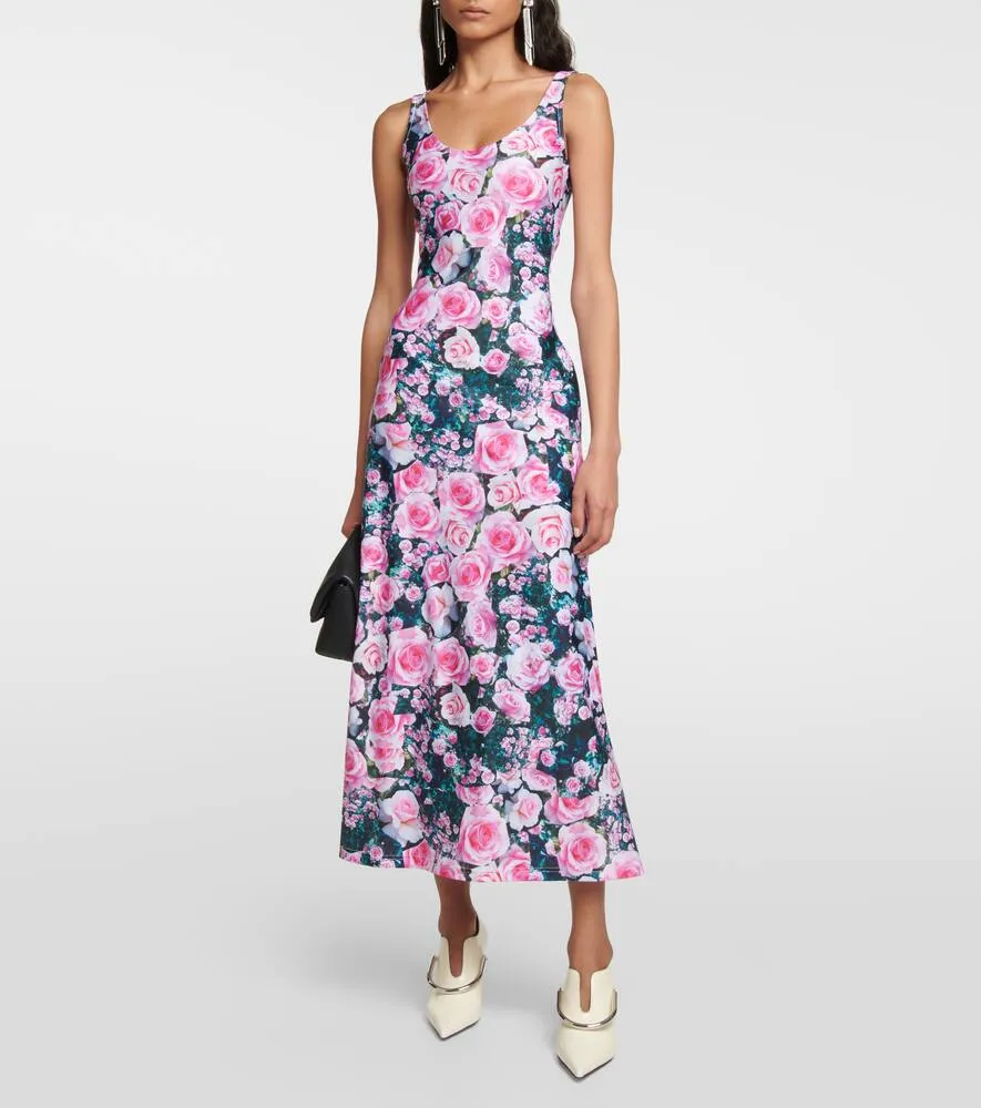 Christopher Kane Floral midi dress
