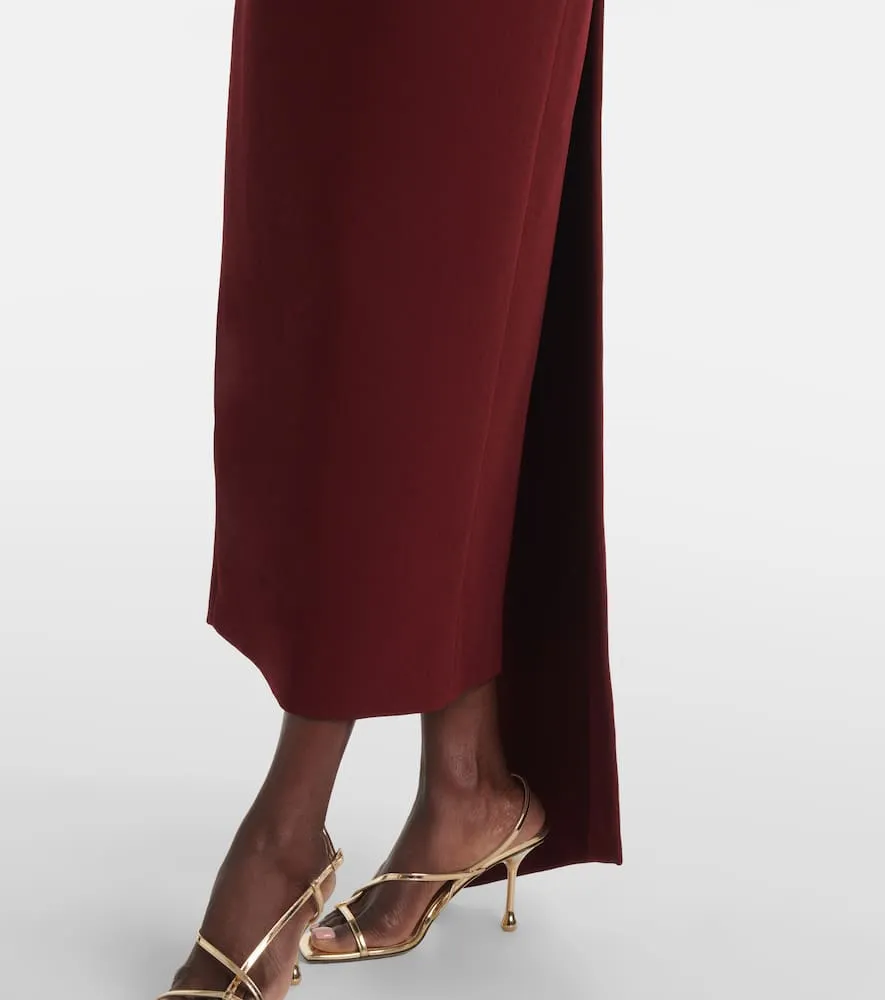 Emilia Wickstead Derika off-shoulder cr√É¬™pe midi dress