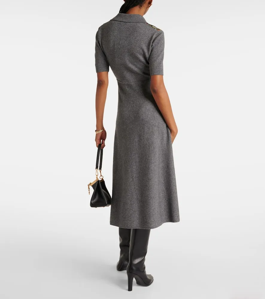 Etro Paisley silk-trimmed polo dress