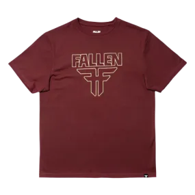 Fallen Shirt Insignia Crimson Off White Shirt
