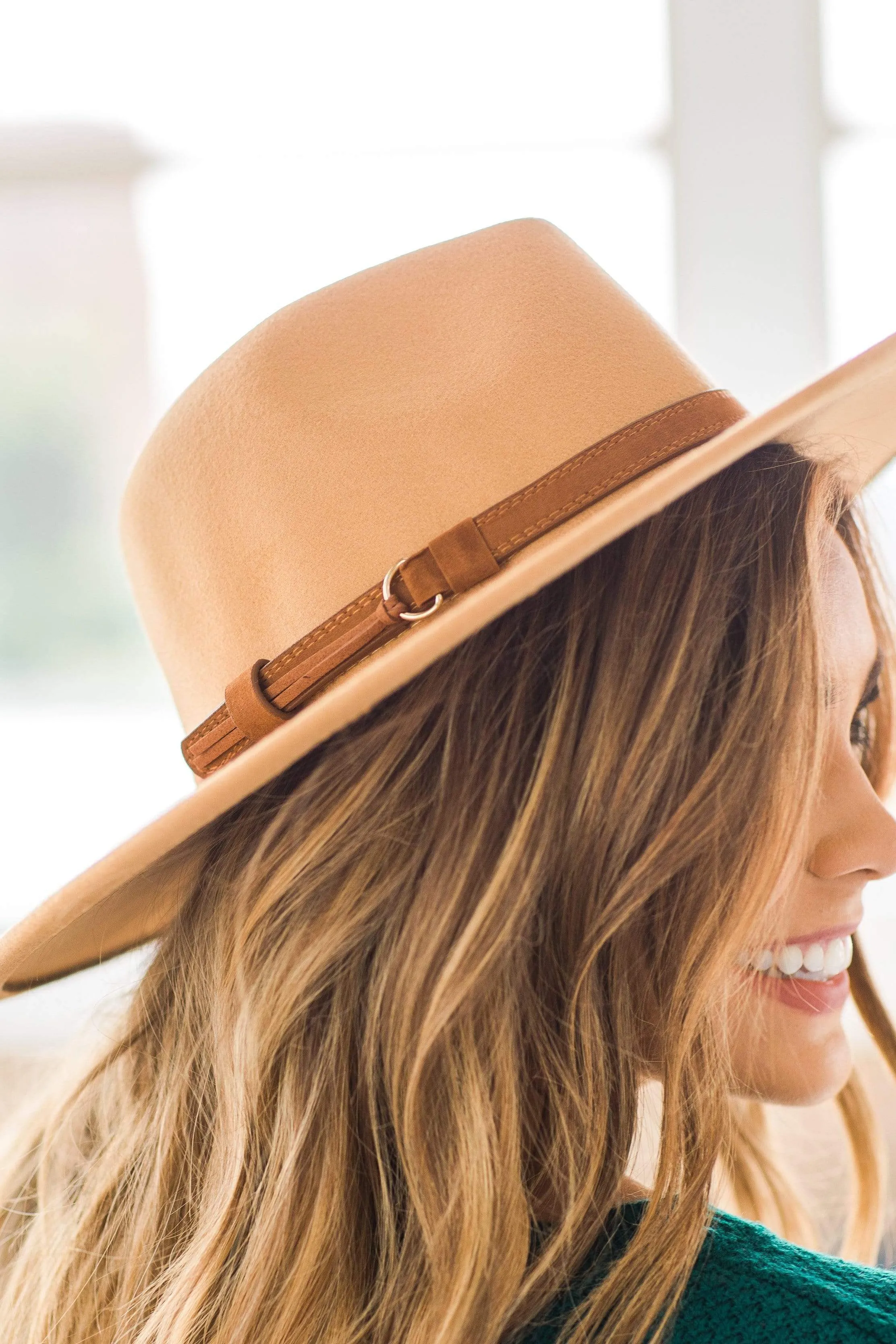 Jaylene Wide Brim Panama Hat