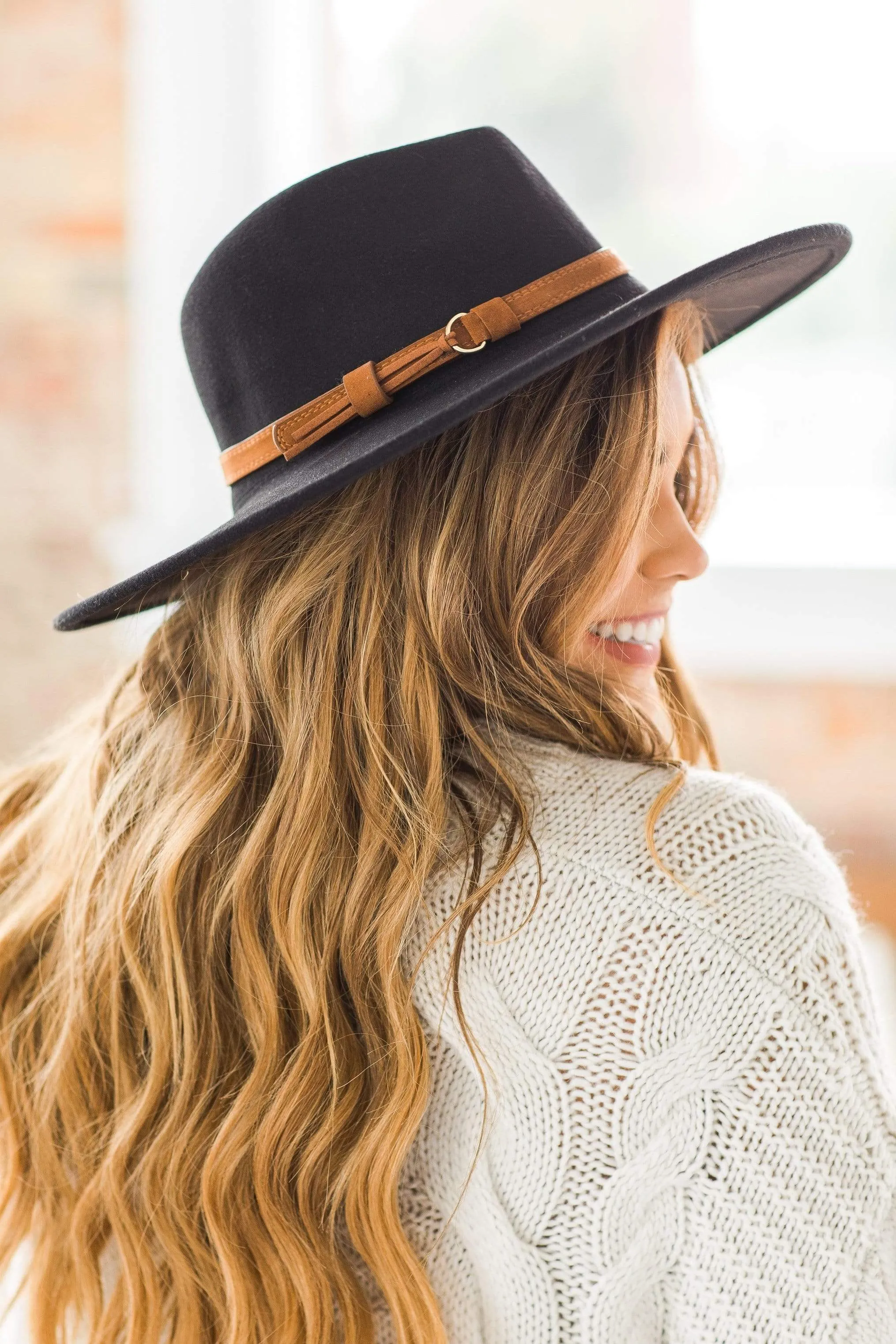 Jaylene Wide Brim Panama Hat