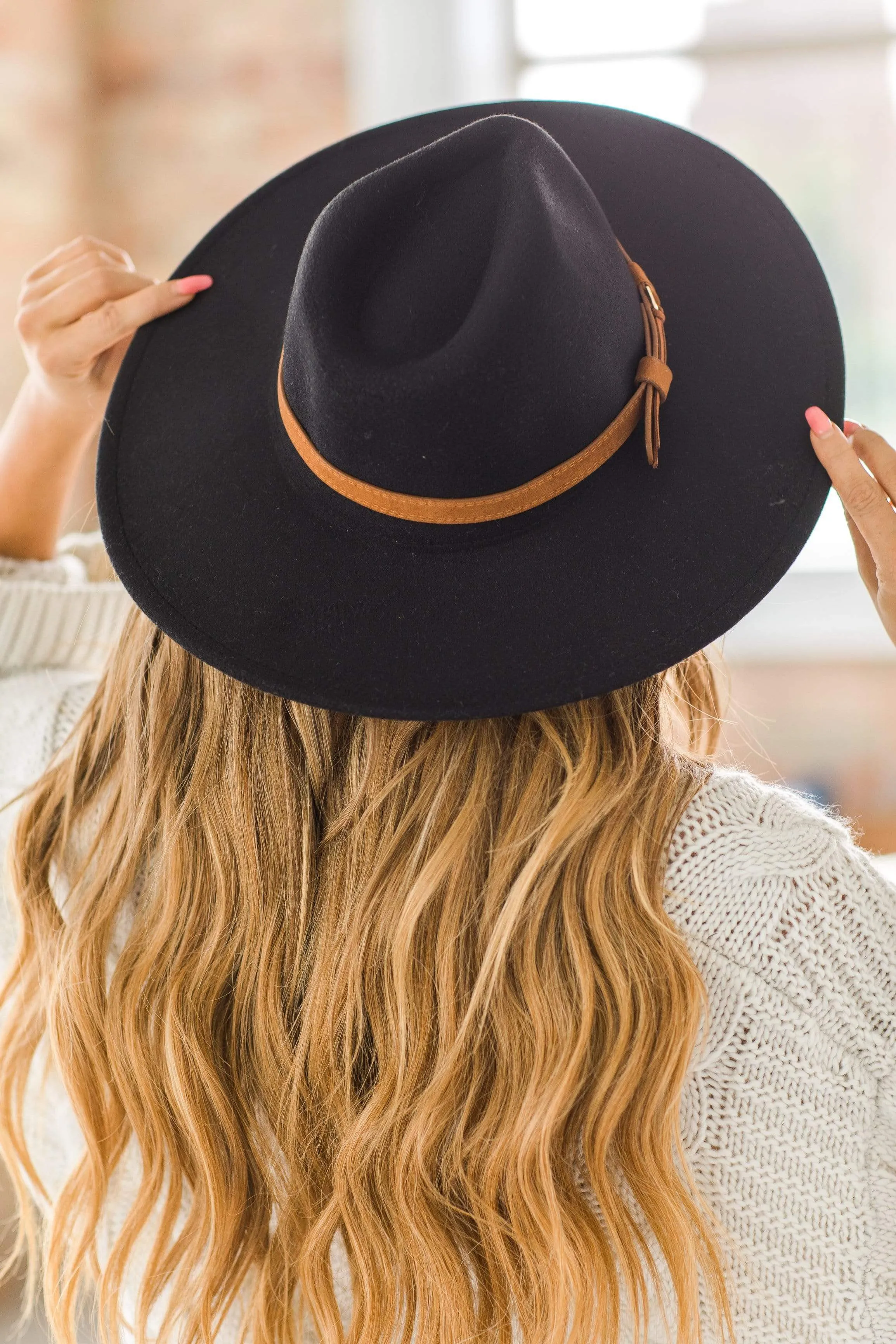 Jaylene Wide Brim Panama Hat