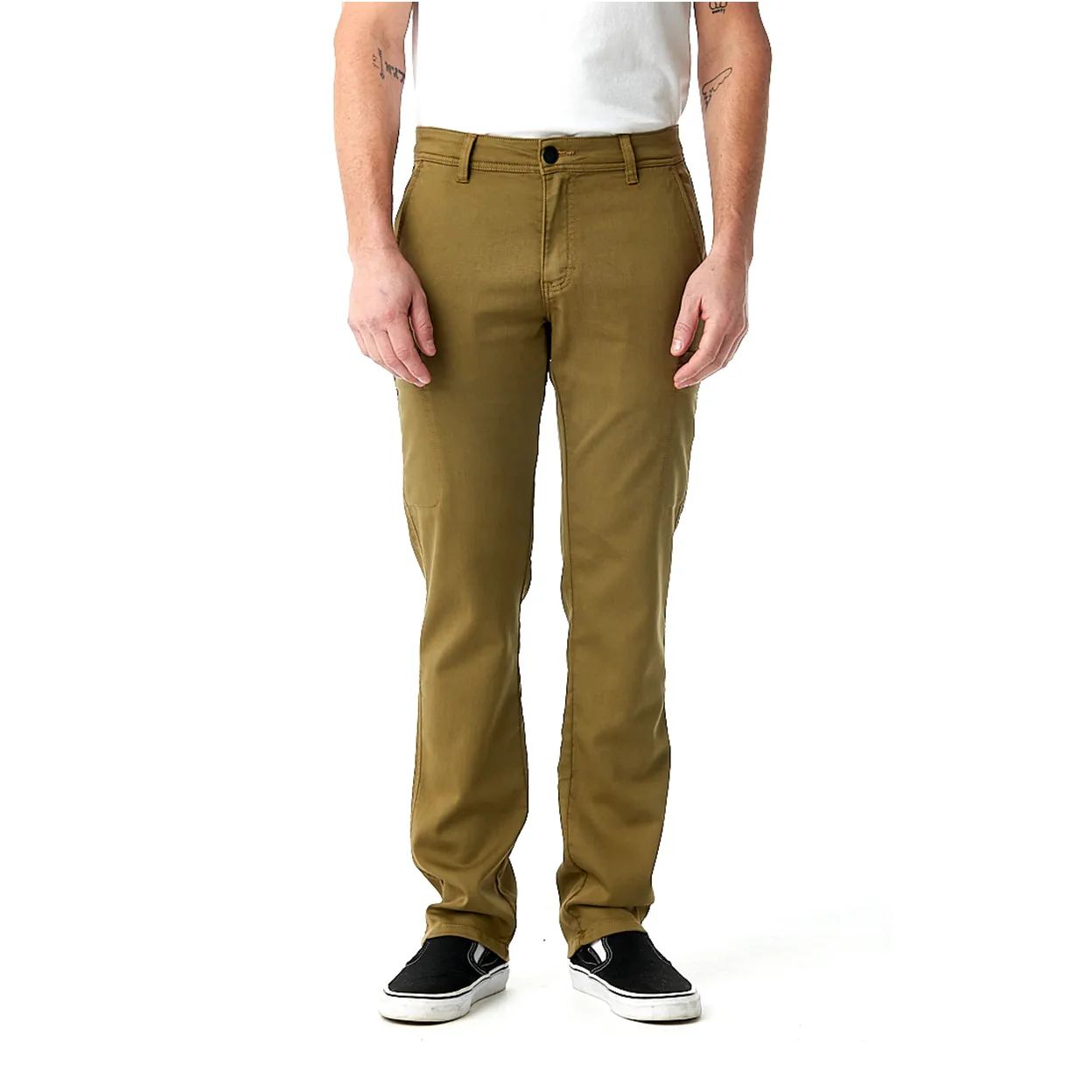 NOW DENIM CARGO - COFFEE