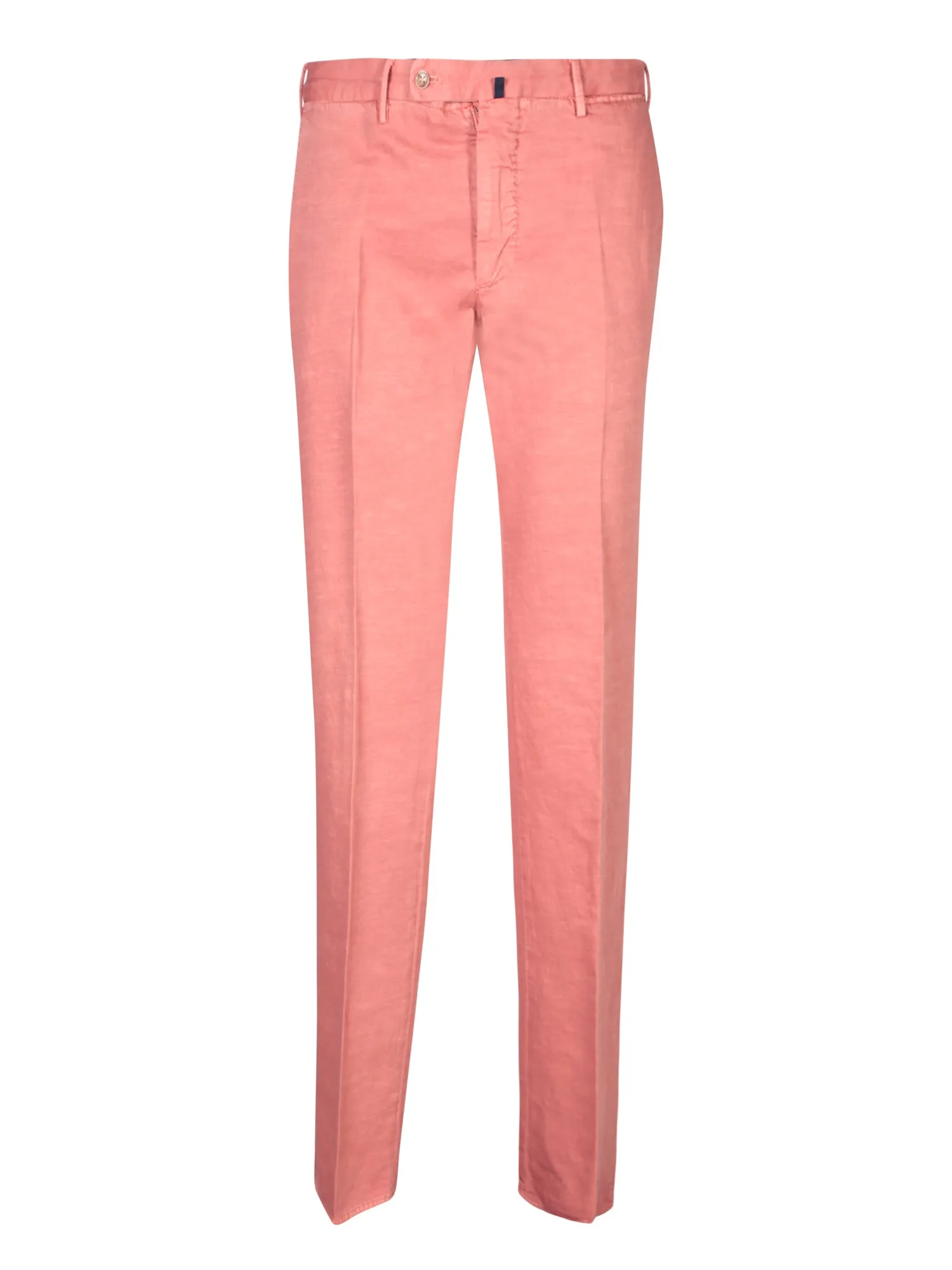 Pink Chino Linen Trousers