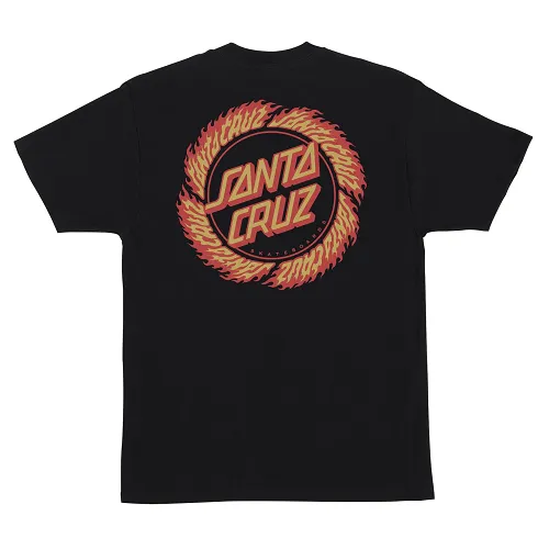 Santa Cruz Shirt Flame Ringed Dot