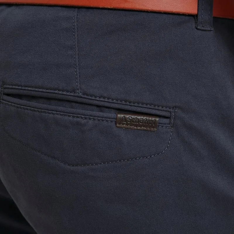 Schoffel Chichester Mens Chino Trousers - Charcoal