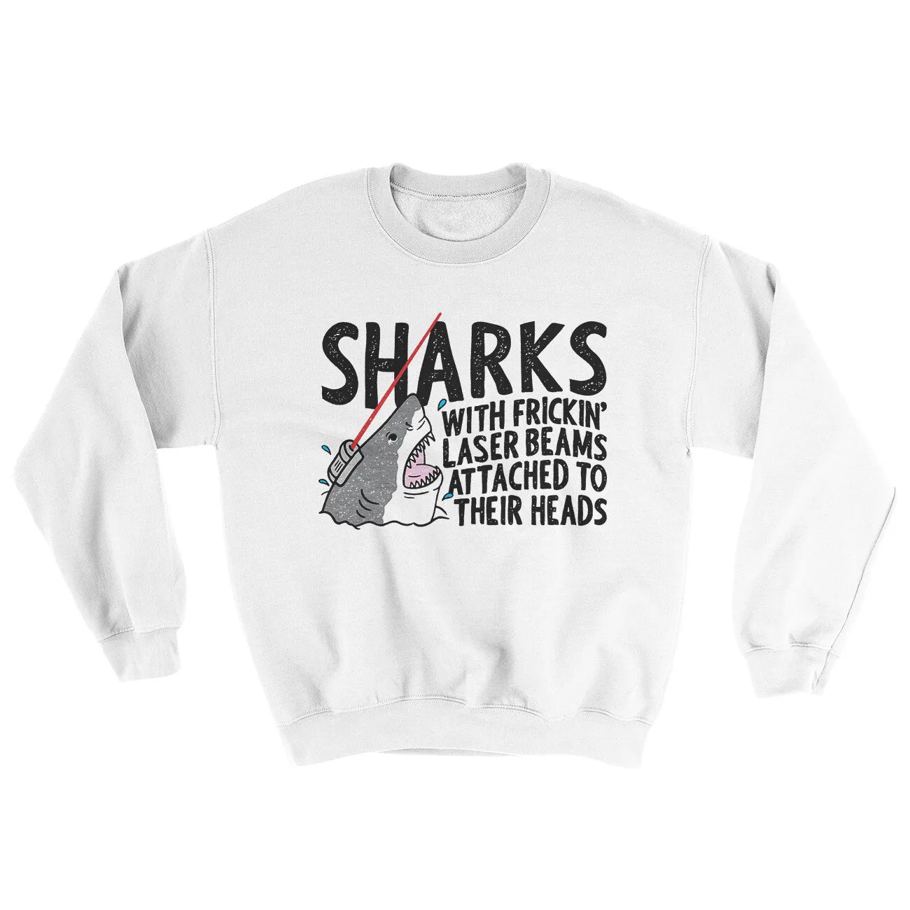 Sharks With Frickin Laser Beams Ugly Sweater