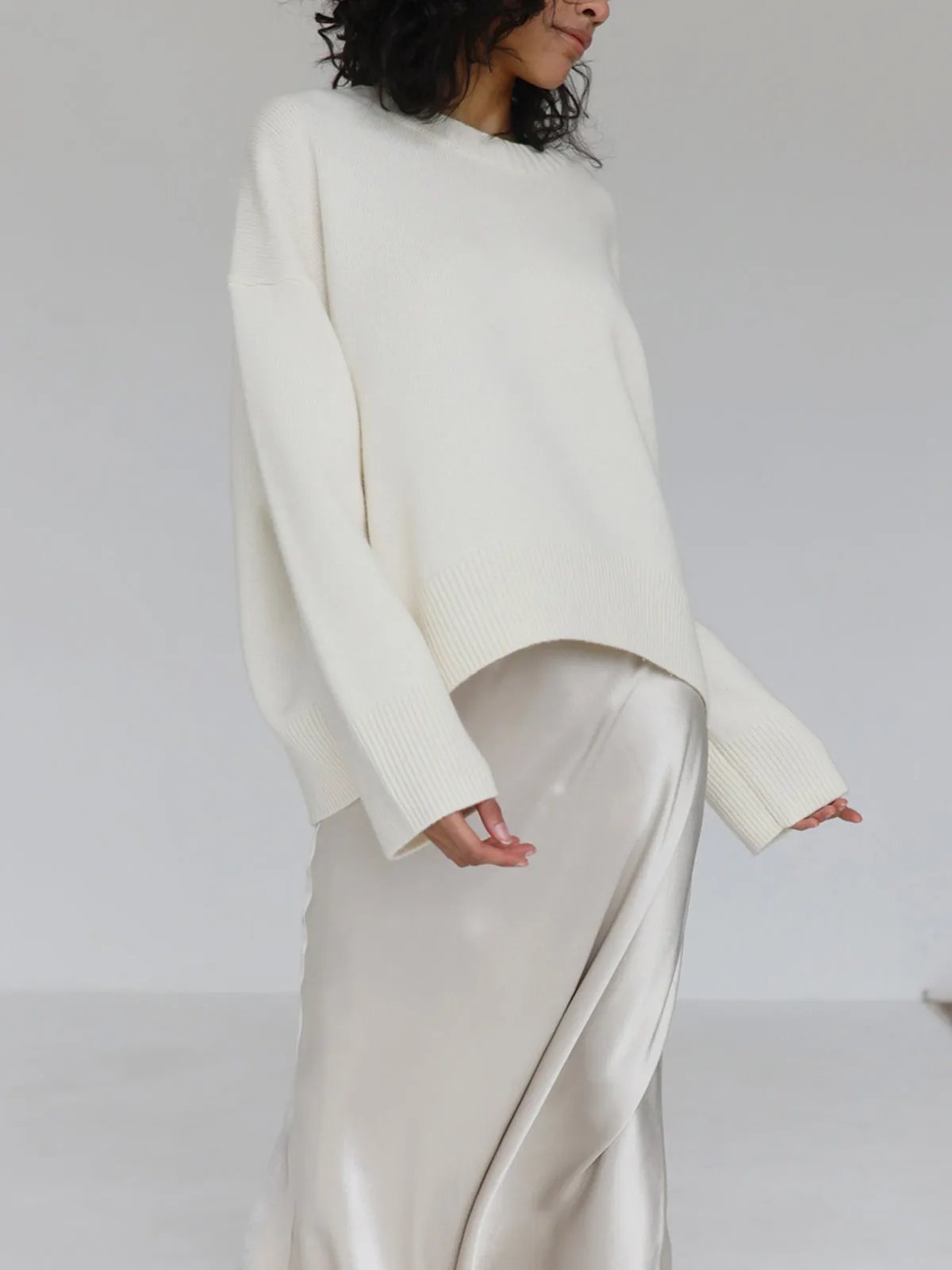 Simple Oversized Pullover Sweater