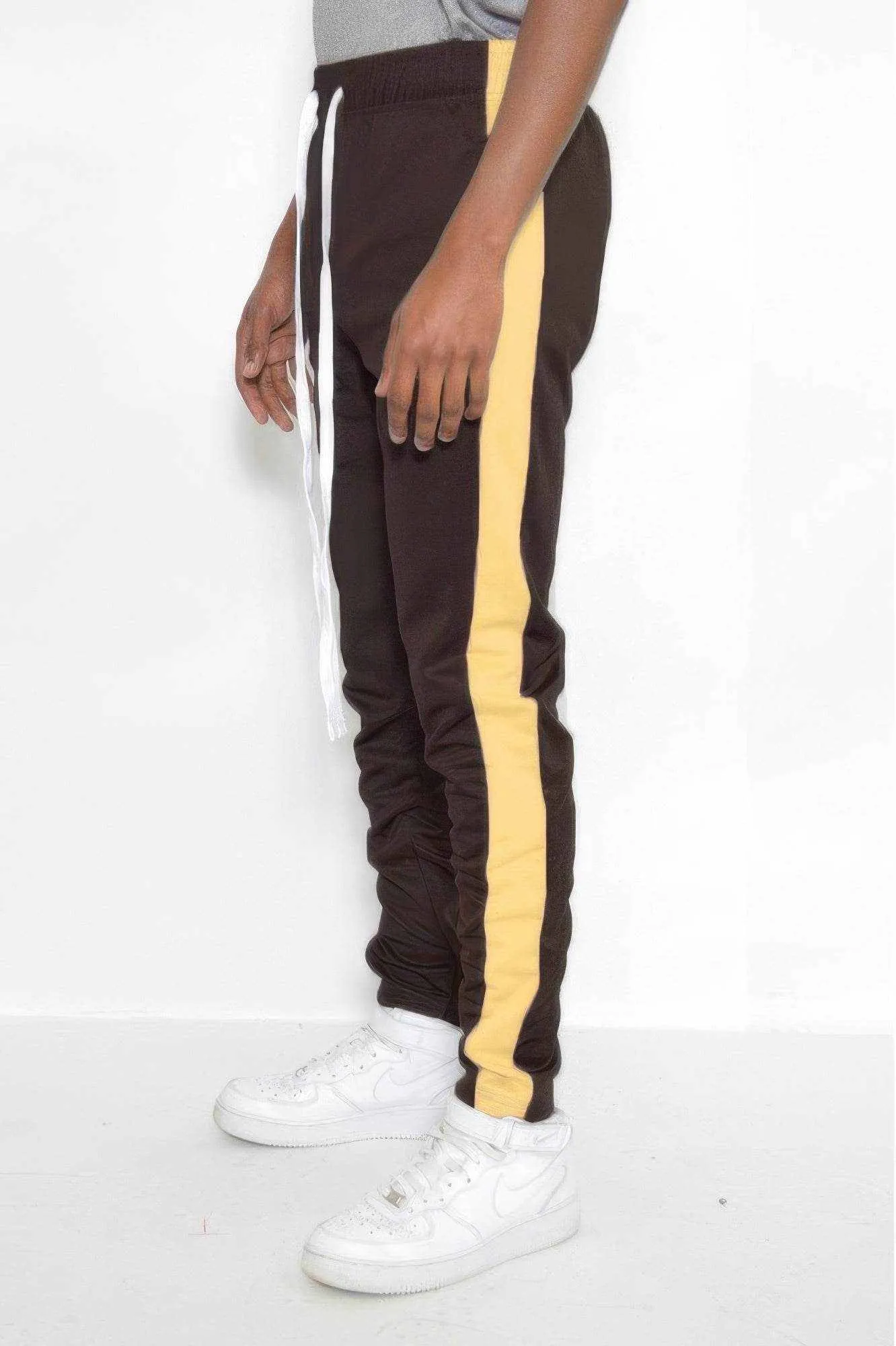 Slim Fit Single Stripe Track Pant Joggers