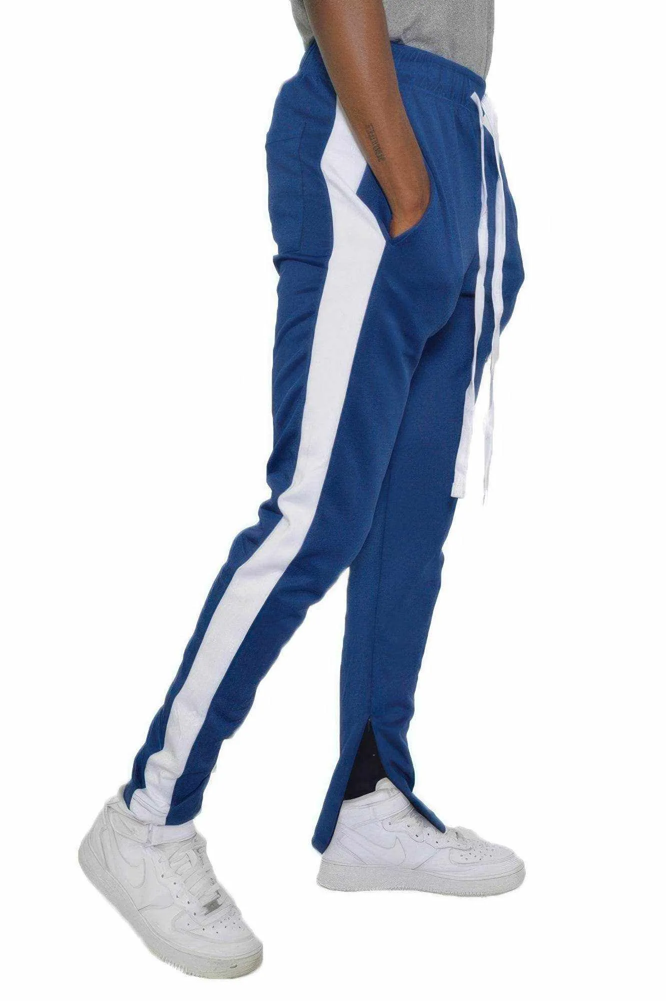 Slim Fit Single Stripe Track Pant Joggers