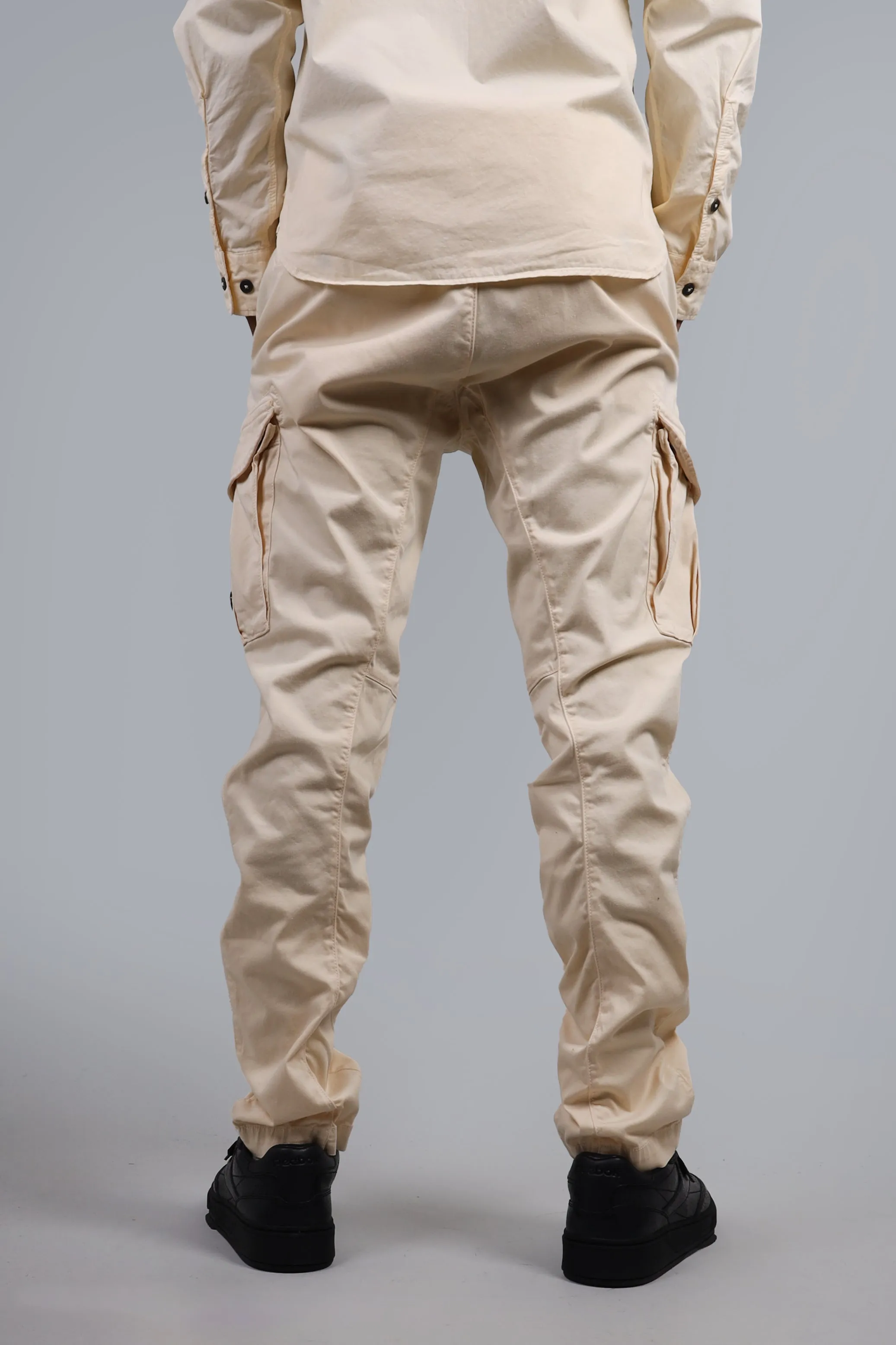 Stretch Sateen Lens Light Beige