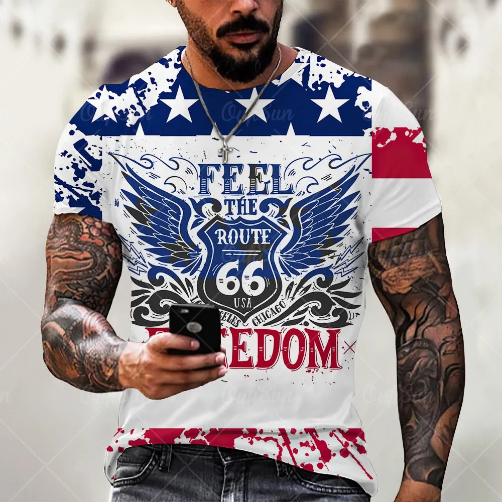 Summer hot sale Men_s T Shirts Oversized Loose Street wear Men Women  Clothes Vinta  Tees Tops